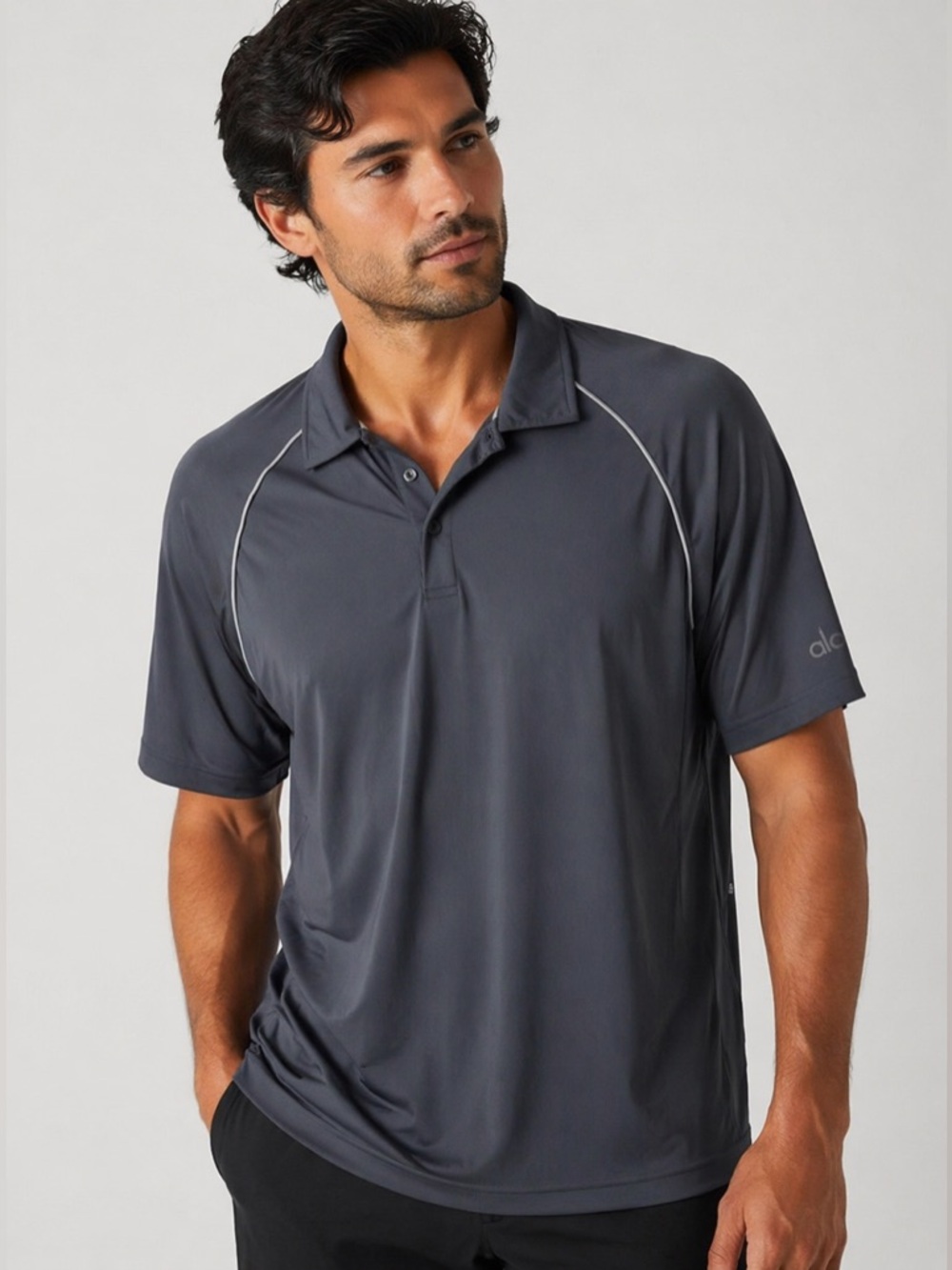 NWT ALO Yoga Polo | Performance Athletic Top | Minimalist Activewear